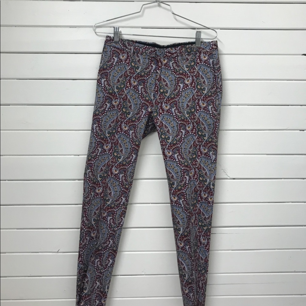 NWOT Top man Paisley Mens Trousers Size Slim 30 S